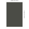 Panneau de douche RAL 7022 Gris terre d'ombre sur mesure | Livraison gratuite