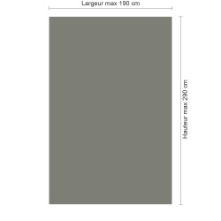 Panneau de douche RAL 7023 Gris béton sur mesure | Livraison gratuite