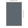 Panneau de douche RAL 7031 Gris bleu sur mesure | Livraison gratuite