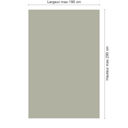 Panneau de douche RAL 7032 Gris silex sur mesure | Livraison gratuite