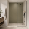 Panneau de douche RAL 7034 Gris jaune sur mesure | Livraison gratuite