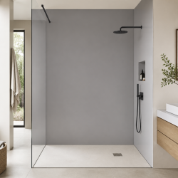 Panneau de douche RAL 7036 Gris platine sur mesure | Livraison gratuite