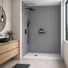 Panneau de douche RAL 7045 Telegris 1 sur mesure | Livraison gratuite